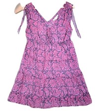 AMERICAN EAGLE Dress Women’s 8 Knee Length Chiffon Flowy Semi Sheer 