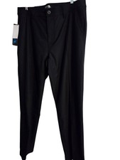 32 Degrees Cool Stretch Performance Black Tech Pants 34x32, Zipper Pocket