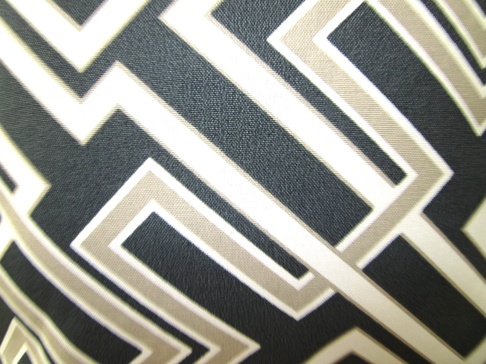 Moderna Funda Almohada Exterior Gris Tostado Abstracto Cierre Cremallera 16 x 16 Foto 4 de 4