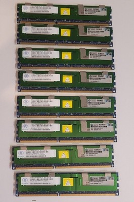 8 Stück! 8GB Nanya 2Rx4 PC3-10600R Server RAM Arbeitsspeicher
