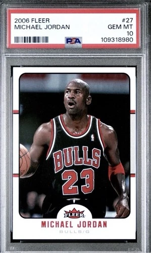 2006 Fleer Michael Jordan PSA 10 | 🔥 All Stat Card 🐐