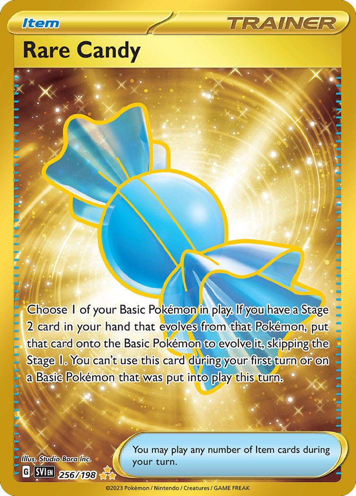 Pokemon Rare Candy 256/198 Scarlet & Violet SV01 Hyper Rare NM Holo