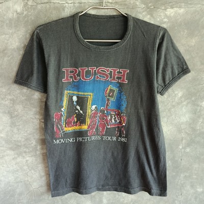 Free Shipping!! Vintage T Shirt Rush Movie Pictures Tour 1981 Concert 80s  Size M