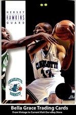 1993-94 SkyBox Premium Hersey Hawkins #203 Charlotte Hornets NBA Basketball