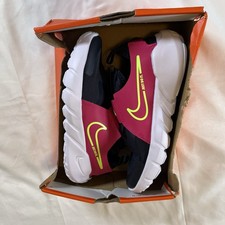 Nike Flex Runner 2 PS 'Dark Obsidian Fireberry' shoes Size 3y