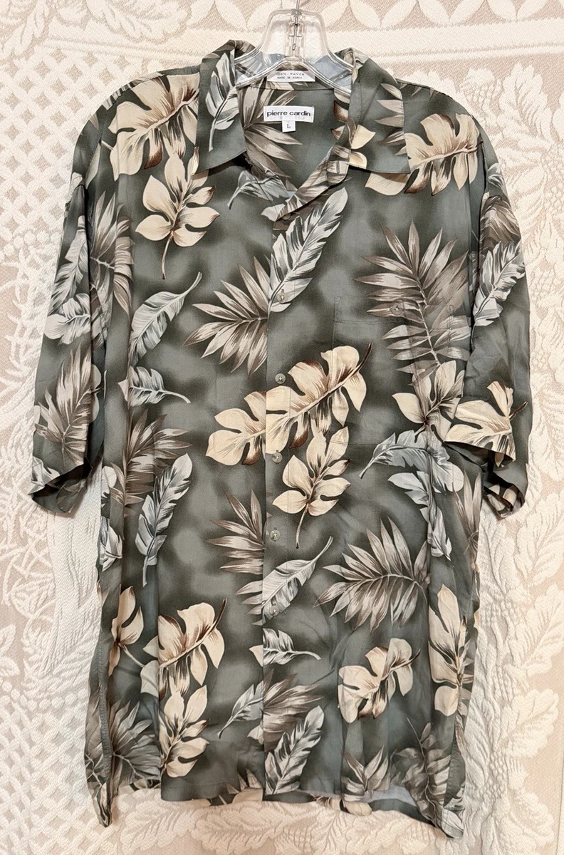 Vintage Pierre Cardin Chemise hawaïenne en coton/Chemise Aloha/Taille homme XL - France