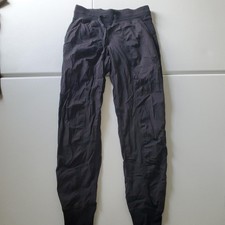 Lululemon Pants Womens 6 Black Dance Studio Jogger High Rise Ribbed Pockets