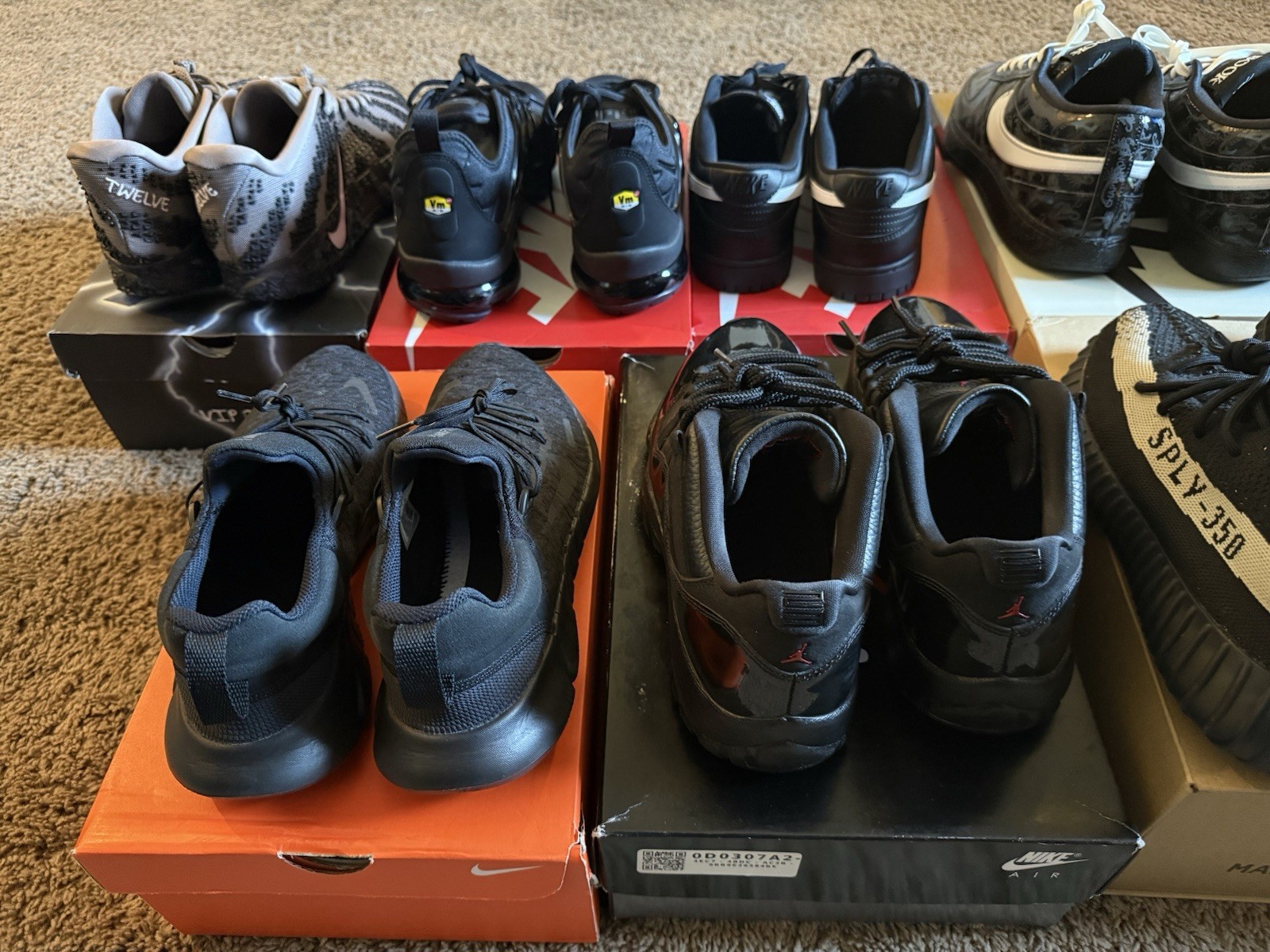 Lot 9 Sneakers Nike Jordan adidas Men's Athletic Shoes Air Jordan Yeezy Boost  thumbnail 8