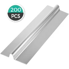 VEVOR 200pcs 2FT Aluminum Radiant Heat Transfer Plates for 1/2" PEX Tube