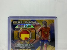 2024-25 Obsidian Soccer  Lamine Yamal 10/10 Galaxy Gear patch JERSEY NUMBER