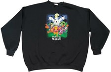 VTG/Rare-90s Disney Winnie the Pooh HALLOWEEN Scream Glow In Dark Sweater Sz 3XL