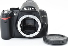 Nikon D3000 Body Black 10.2MP APS-C DX DSLR Shutter Count 5840 Body Cap Thailand
