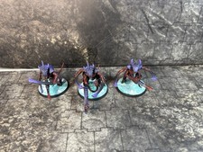 Warhammer 40k Tyranid Warriors 3x Painted Tyranids  2185 