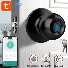 Smart Fingerprint Door Lock Biometric Door Knobs Keyless Lock with App Control