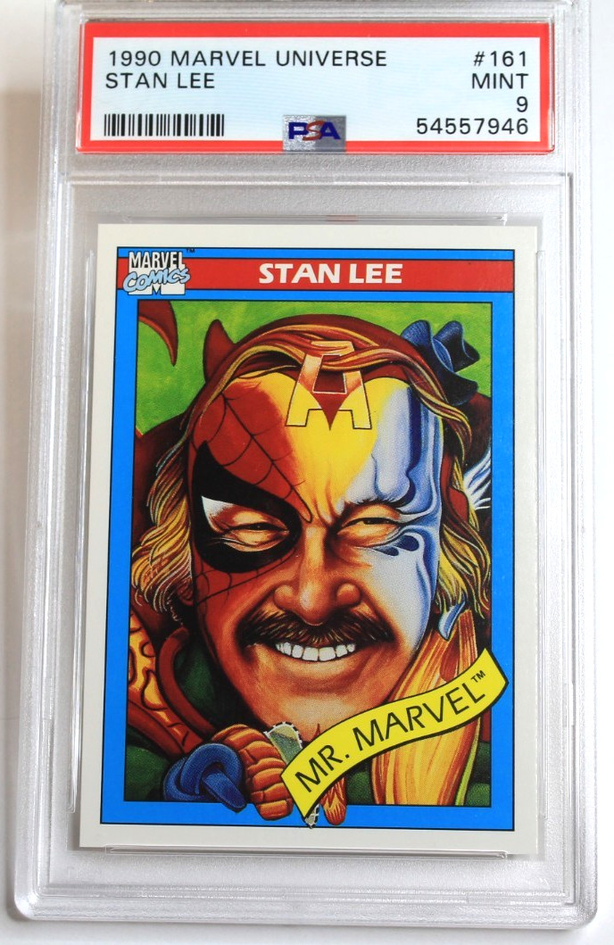 1990 Impel Marvel Universe STAN LEE #161 -  PSA 9