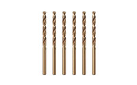 M42 Cobalt Bohrer 3.5Mm, 6 StüCk Metallbohrer Set, Professional Stahlbohrer, Sp