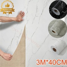 3M Thick Marble Wallpaper Kitchen Bathroom Waterproof Self-adhesive Wall Sticker