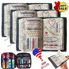 NEW 2026 Embroidery Stitch Book Kit for Beginners with Complete Toolkit 20 OFF