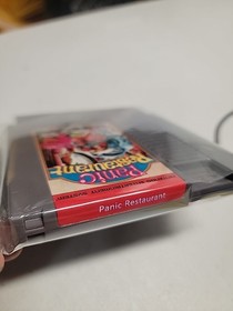 *LEER* Panic Restaurant Nintendo NES Carrito Juego en Trabajo, Cocina, 8 Bit