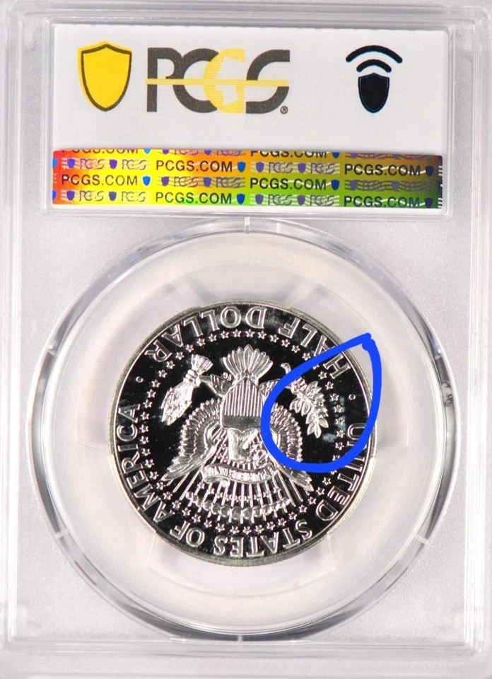 1964 ACCENT HAIR Kennedy Half Dollar Proof PCGS PR66CAM PF 66 CAMEO *Has Spot* - Image 3 of 3