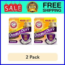 ARM  HAMMER Double Duty Cat Litter, Advanced Control Cat Litter, Scented,2 pack