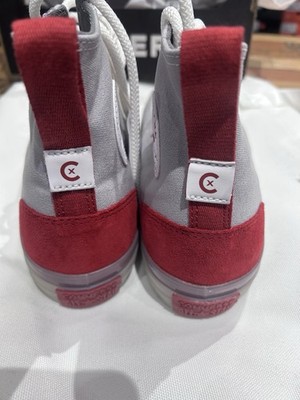 Converse All-Star CX EXP2 HI A12870C High Top Gray Red Canvas Men's Shoes 10.5