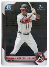 2022 Bowman #BCP-121 Mahki Backstrom Chrome Prospects Atlanta Braves