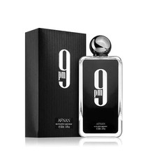 Afnan 9 PM Eau de Parfum Spray 100ml 3.4 fl oz Bergamot Vanilla Amber