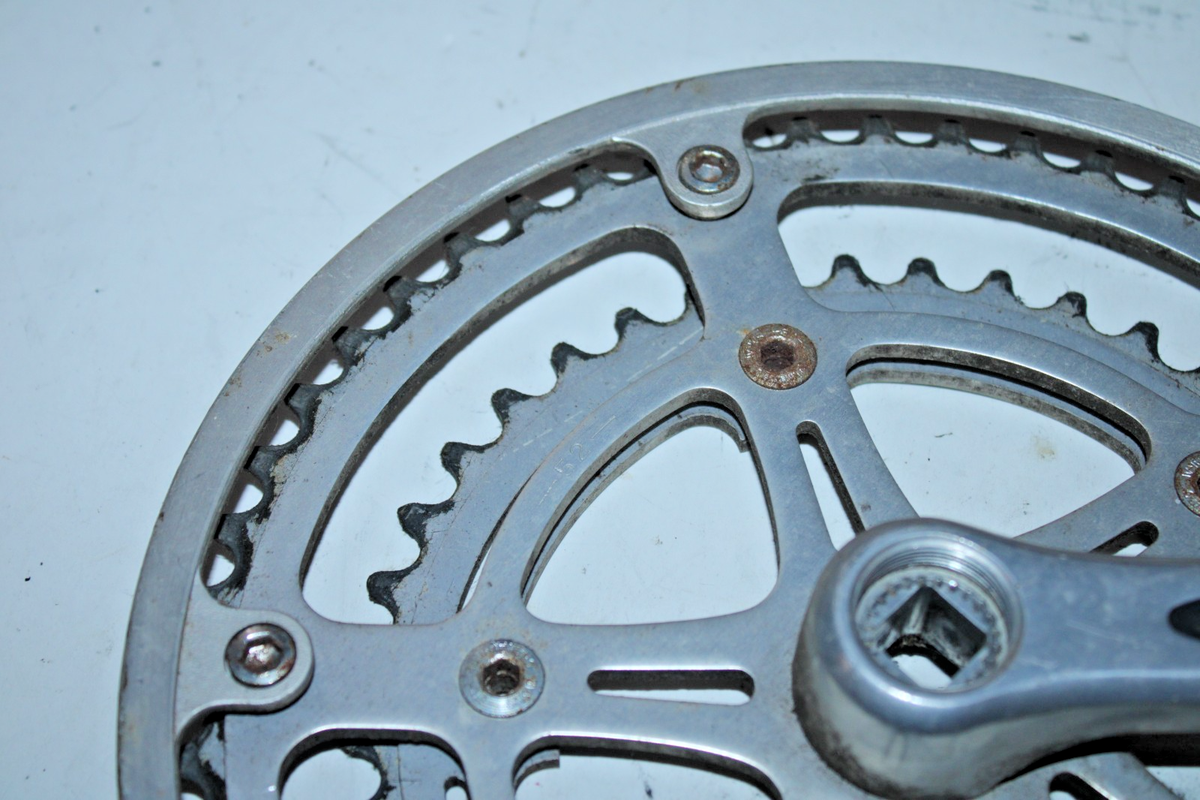 Motobecane SR Sakae Double Crank Set Silver 170mm 40/52T Japan JIS