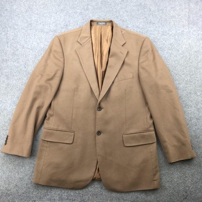 Silverstone Blazer Mens 42 Regular Camel 100% Cashmere Loro Piana Made in Canada