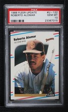 1988 Fleer Update Roberto Alomar #U-122 PSA 10 GEM MT HOF g1z