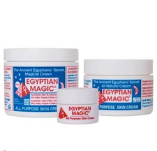 Egyptian Magic All Purpose Face Body Dry Skin Cream Set Hydrating Moisturizer 3p