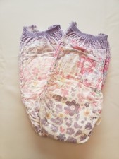  2 Samples of NEW Style Pampers Ninjamas Girls Size L 64-95 lbs
