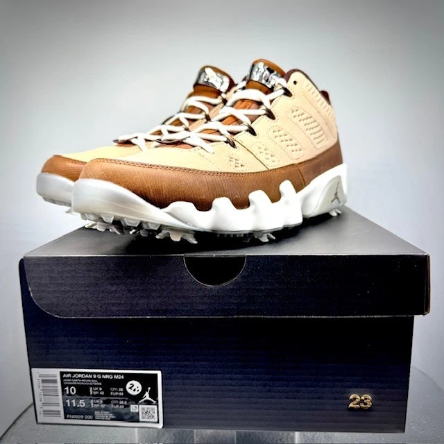 Happy Life Wood x Air Jordan 9 Golf Low Woodgrain for Sale