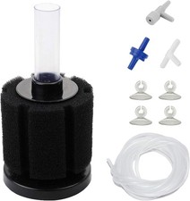 AQUANEAT Aquarium Air Powered Sponge Filter, Fish Middle up to 20Gal, black  14.01 per gallon