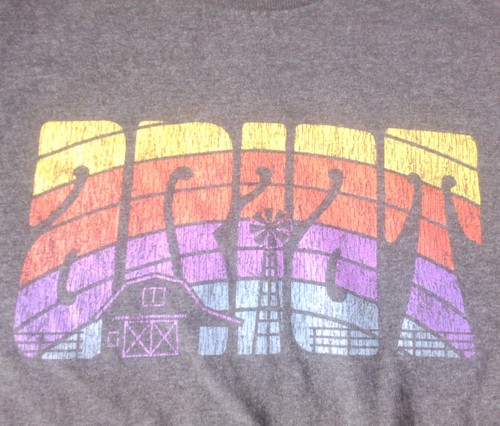 Ariat T-shirt Girls XL Gray W/Multicolor Logo Short Sleeve Cotton/Poly Blend - Picture 4 of 5
