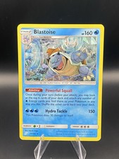 Pokemon TCG Cards Blastoise 25/181 Team Up Cracked Ice Holo Rare Clean Front