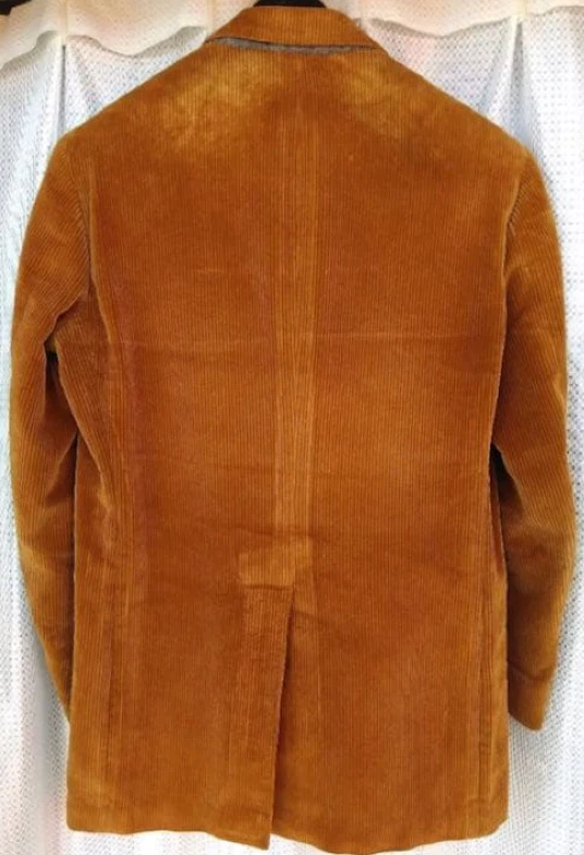 Chaqueta Pana Pesada Sartorio Napoli by Kiton Mostaza Talla 48 (M) Foto 2 de 4