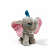 Vintage Dumbo Movie Plush Toy 8" Walt Disney Productions Elephant Stuffed Animal