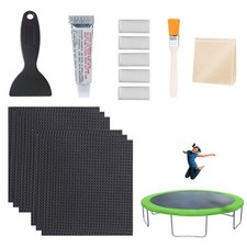 15pcs Trampoline Patch Repair Kit Square Glue On Patches Non-woven Polypropylene