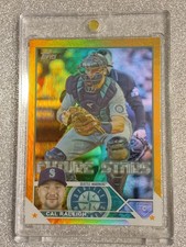 CAL RALEIGH RARE GOLD HOLO REFRACTOR TOPPS FOIL INVESTMENT SP MARINERS MVP
