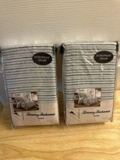 New Tommy Bahama Raw Coast Blue Euro 26" x 26" Pillow Shams Pair