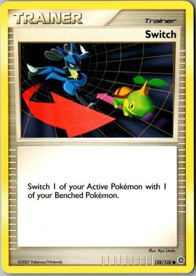 Switch 128/132 Common Secret Wonders Lightly Played Pokemon Card TCG Single