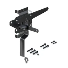 Gate Latch for Wooden Fence, Heavy Duty Self Locking Gate Latch with 9" Handl...