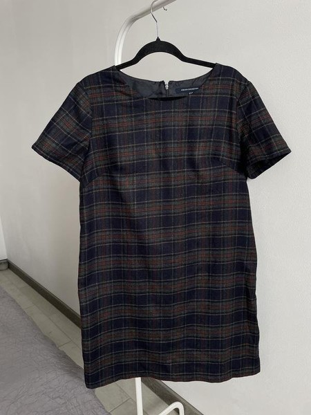 Women French Connection Dress Multicolor Wool XXL