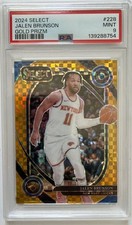 2024-25 Panini Select - Courtside Jalen Brunson #228 Gold Prizm /10