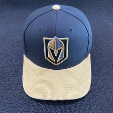Mitchell & Ness Vegas Golden Knights Snapback Navy Gold Corduroy Hat