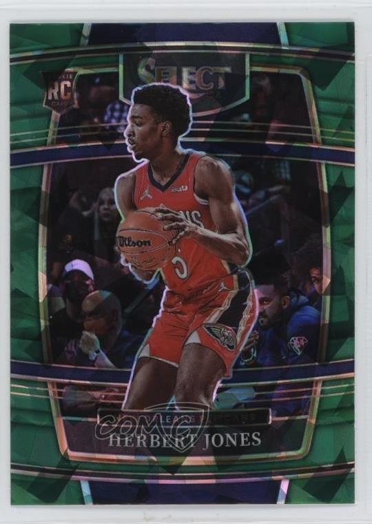 2021-22 Panini Select Concourse Green Ice Prizm Herbert Jones #45 Rookie RC 0g7i