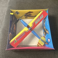 COMET REDI-FLITE WARHAWK Plane 1960s Rubber Band Toy BOXED RARE  NIB EU