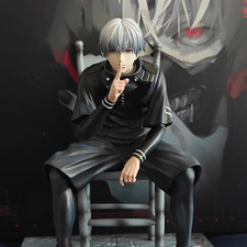 Tokyo Ghoul Ken Kaneki 20cm GK Statue Figure Sitting Model Anime Toy Boy Gift NE